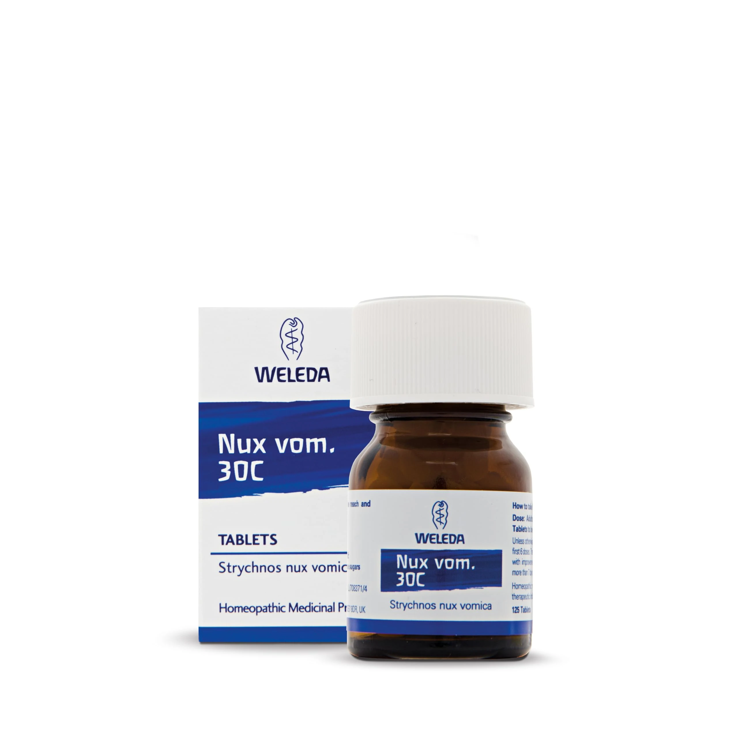 Weleda Nux Vom 30C - Pack of 125 Tablets