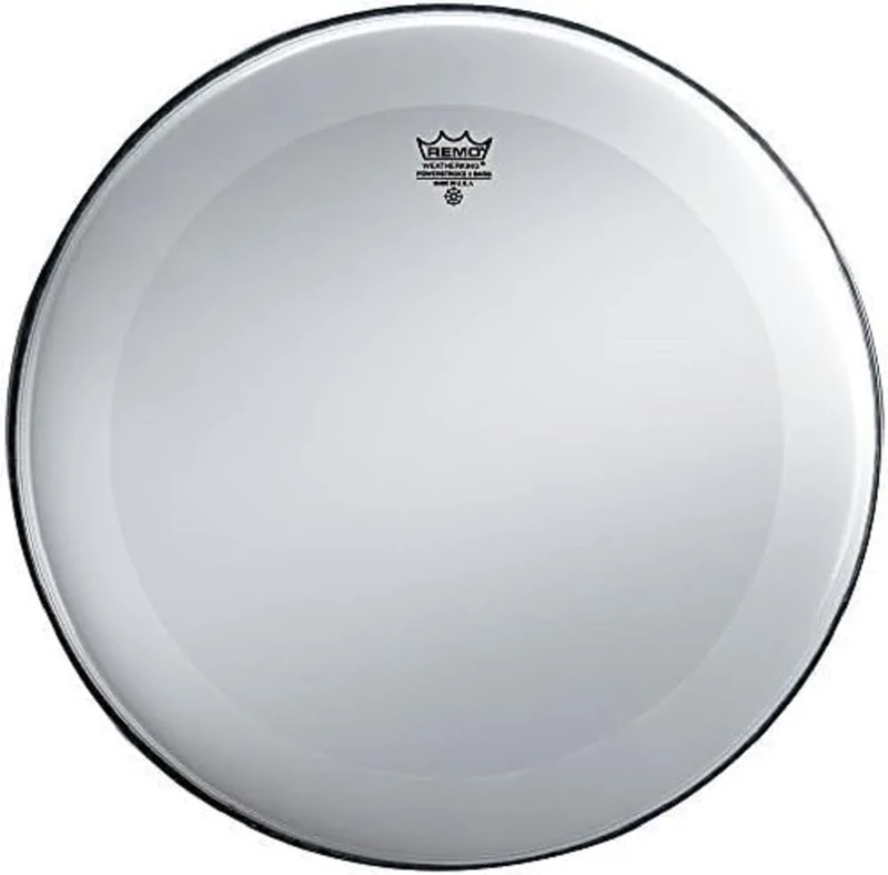 REMO Bass, POWERSTROKE® 3, SMOOTH WHITE(TM), 16" Diameter, DynamO, No Stripe