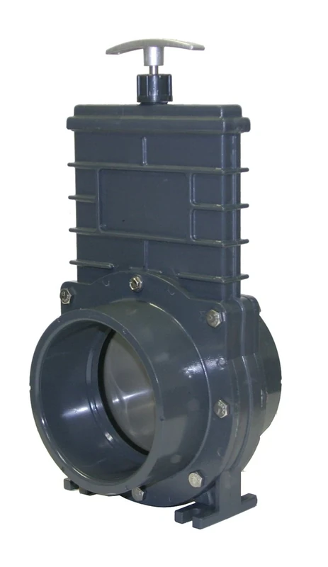 Valterra 8401X PVC Gate Valve, 110 mm Slip w/Gate Keeper, PVC