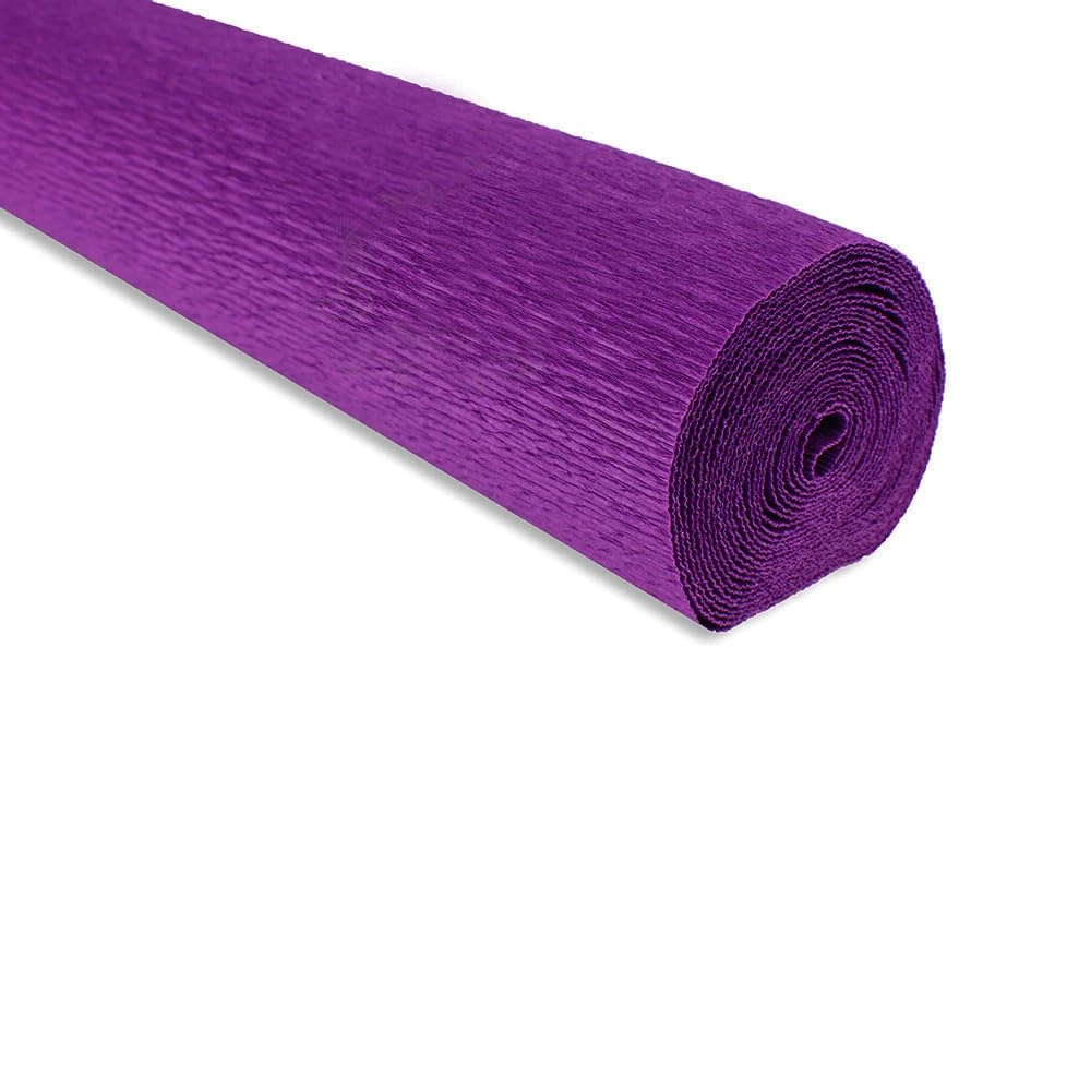 FloristryWarehouse Crepe Paper roll 180g (50X250cm) Purple (Shade 593)
