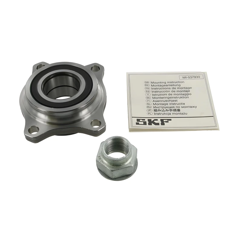 SKF Wheel Bearing Kit With Integrated ABS Sensor VKBA 3580 Position Front Axle Height 73 mm Length 137 mm Width 131 mm - OE Quality
