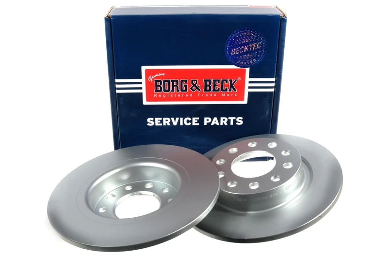 Borg & Beck BRAKE DISC PAIR Peugeot 406 95-04 Rear