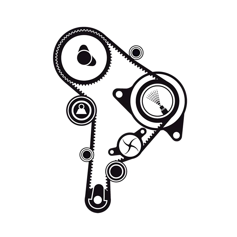 SKF Timing Belt Kit VKMA 01263 Height 67 mm Length 336 mm Width 143 mm - OE Quality