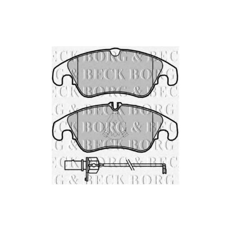 Borg & Beck BBP2042 Front Brake Pads To Fit Vauxhall Corsa 06-