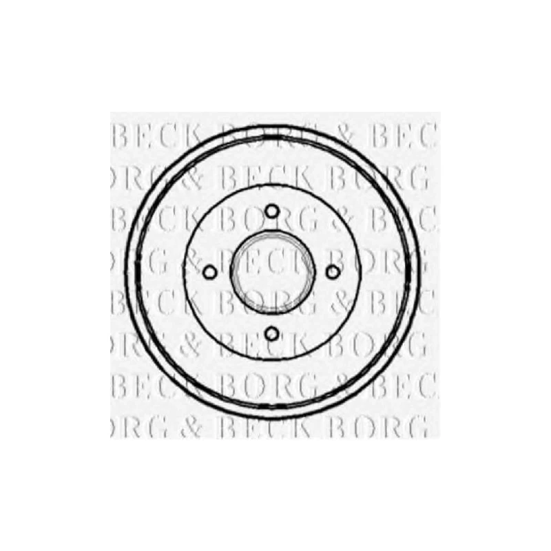Brake Drum Fits: Ford Fiesta 89-