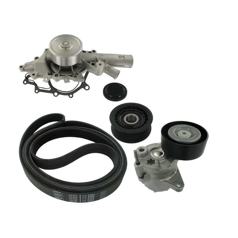 SKF Water Pump And V-Ribbed Belt Kit With Seals VKMC 38021 Height 190 mm Length 275 mm Width 250 mm - OE Quality