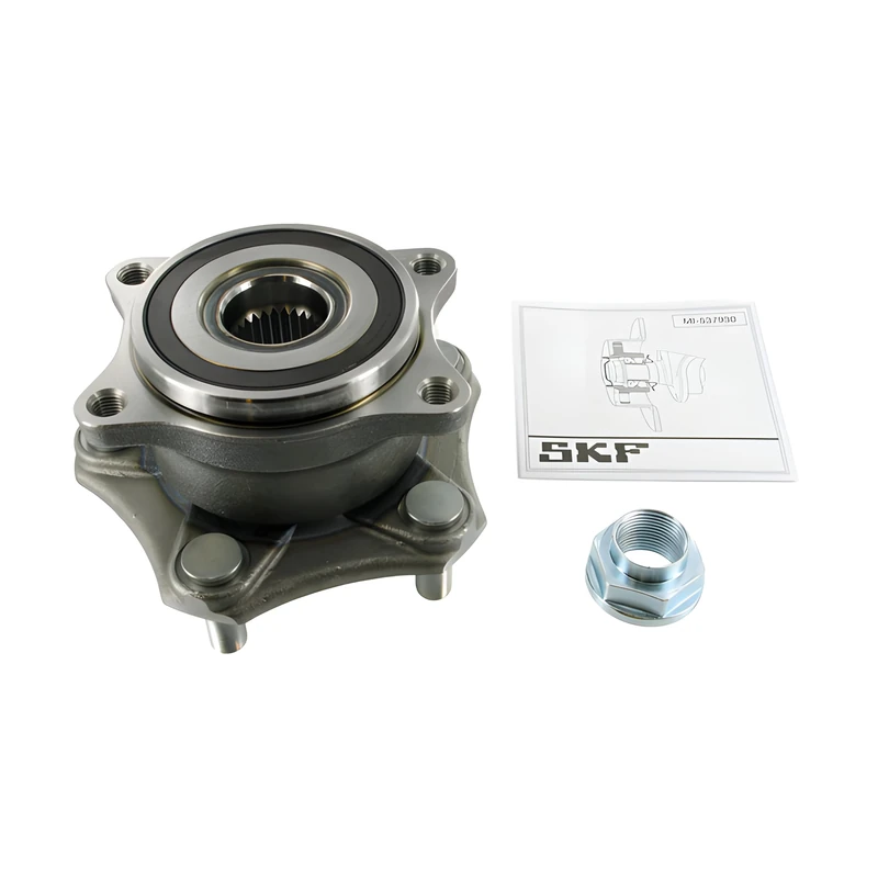 SKF Wheel Bearing Kit With Integrated ABS Sensor VKBA 6978 Position Front Axle Height 103 mm Length 151 mm Width 154 mm - OE Quality