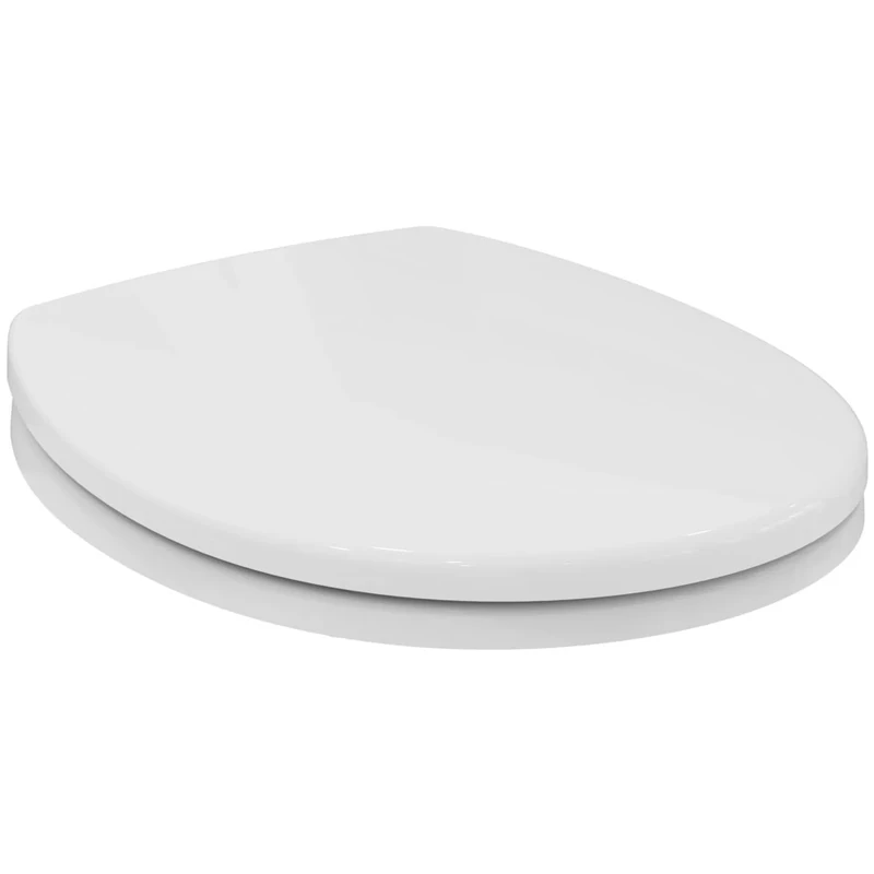 Armitage Shanks Contour 21 Toilet seat and Cover, Rounded Shape, Durable Toilet seat, Including Hinge Set for Easy Installation, Scratch-Resistant Urea – White (375x440x70 mm)