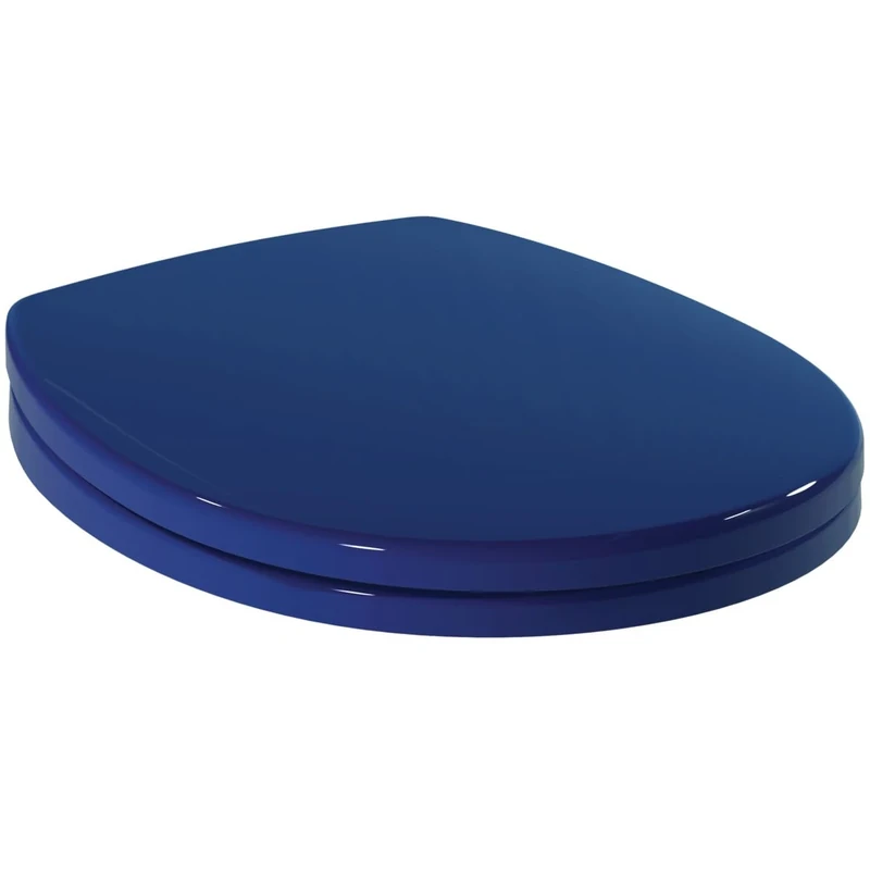 Ideal Standard S406536 Original Contour 21+ WC seat in Sandwich Design, Toilet lid, Toilet seat, Blue