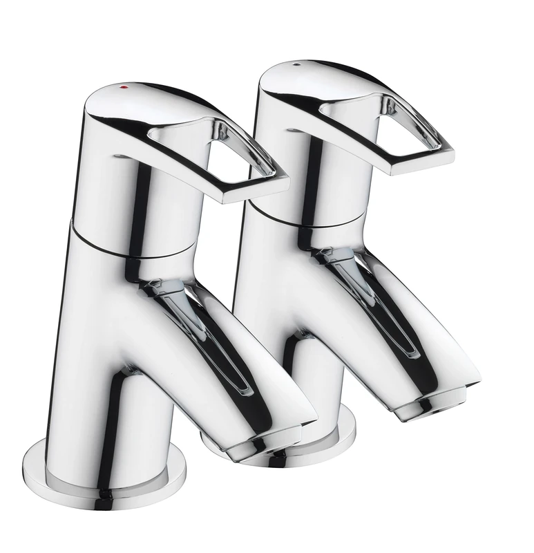 Bristan SM 3/4 C Smile Bath Taps - Chrome Plated