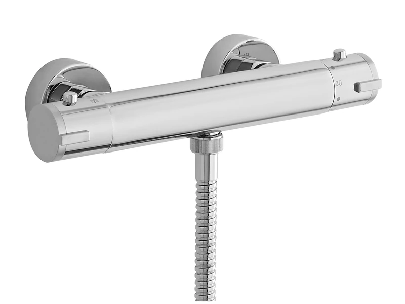 Ultra VBS009 Minimalist Thermostatic Bar Valve - Chrome