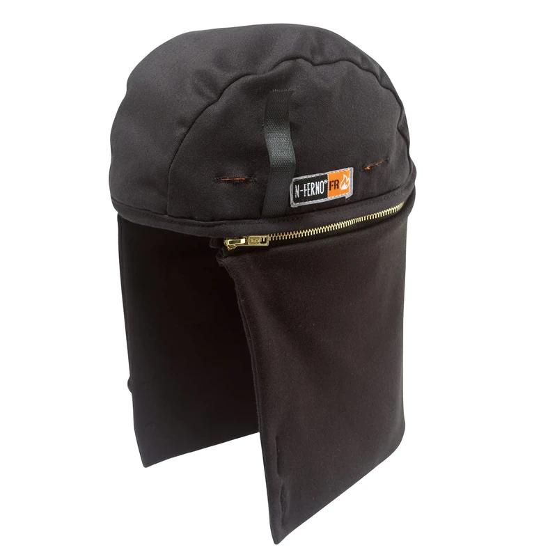 N-Ferno 6885 Hard Hat Winter Liner, FR Rated, Versatile Wear,Black,12.5 x 0.8 x 13.5 Inch - Image 1