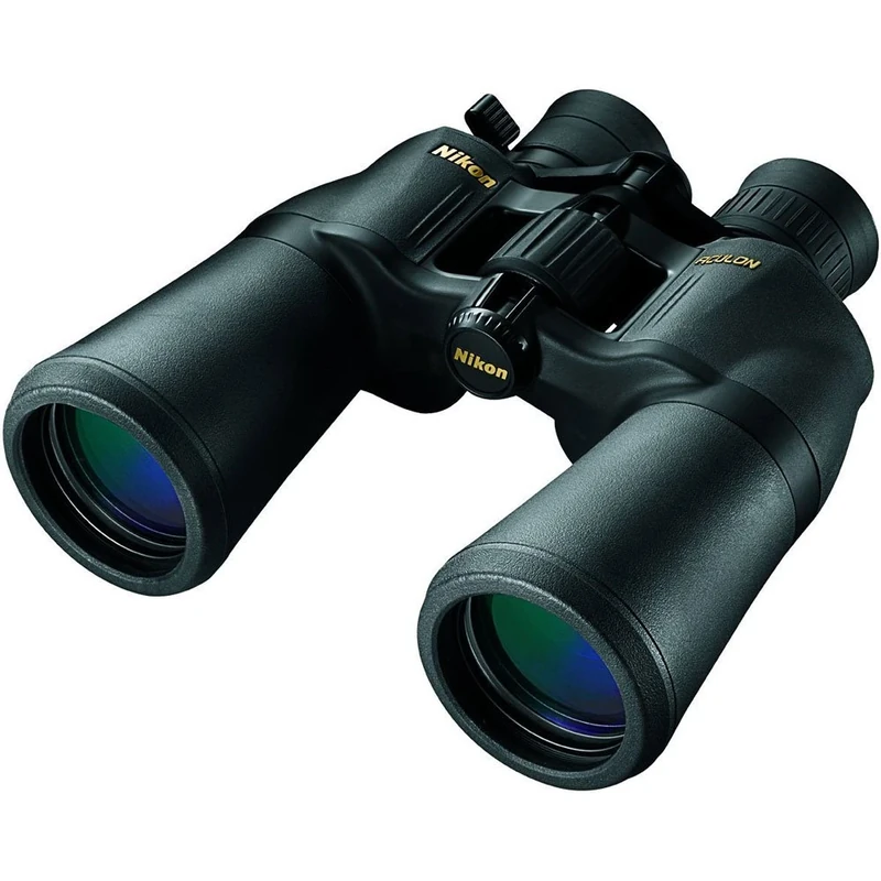 Nikon ACULON A211 10-22x50 Binocular | Multilayer coating, Porro prism Binocular with turn and slide eyecups, Tripod Adaptable | Official Nikon USA Model
