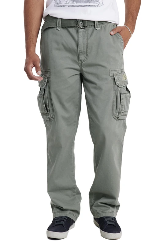 UNIONBAY Men's Survivor Iv Relaxed Fit Cargo Pant-Reg and Big and Tall Sizes Casual, Leaf, 40W x 32L
