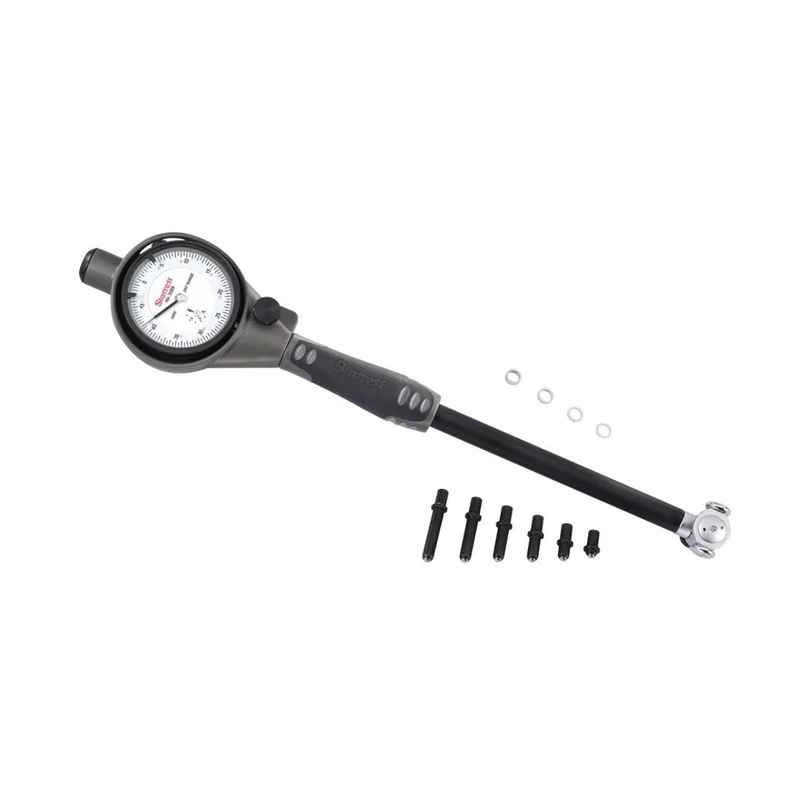Starrett 3089Z-131-1424J Dial Bore Gage, 1.4"-2.4" Range, 0.0005" Graduations, Approximate Measuring Depth: 6"