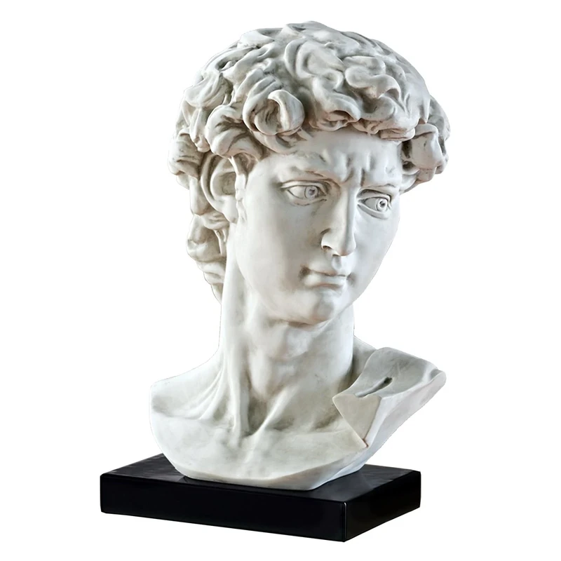 Design Toscano KY2417 Bust of Michelangelo's David Statue - Image 1