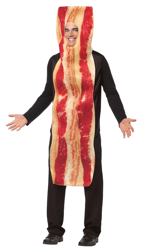 Rasta Imposta Men's Bacon Stripe Costume Adult Size, Brown, One - Image 1