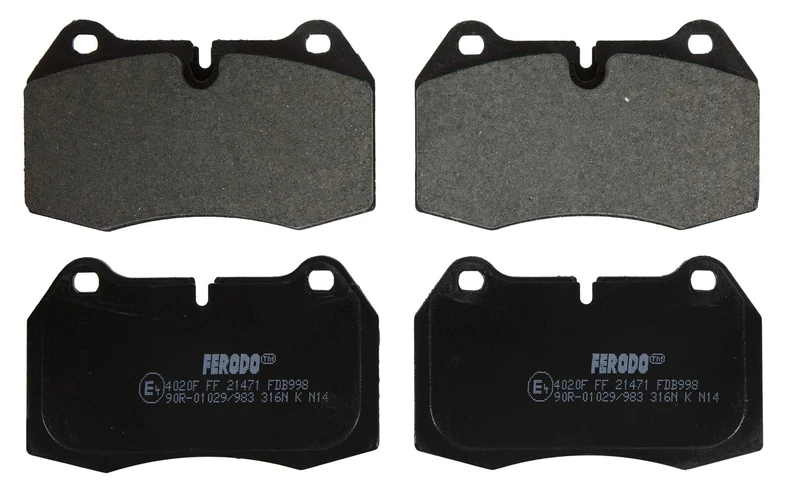 Ferodo FDB998 Brake Pad Set, disc brake - (set of 4)
