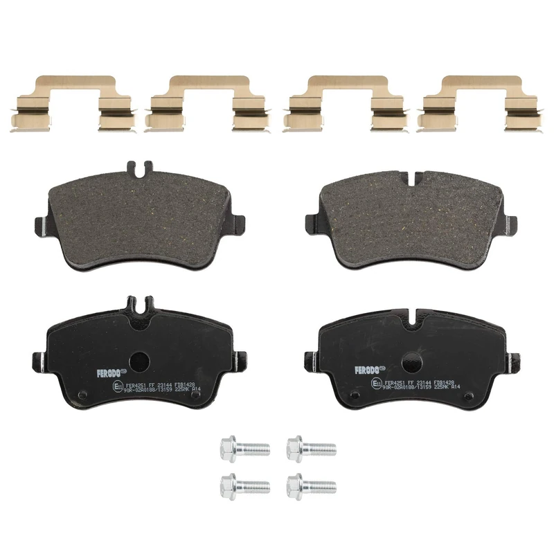 Ferodo FDB1428 Brake Pad Set, disc brake - (set of 4)