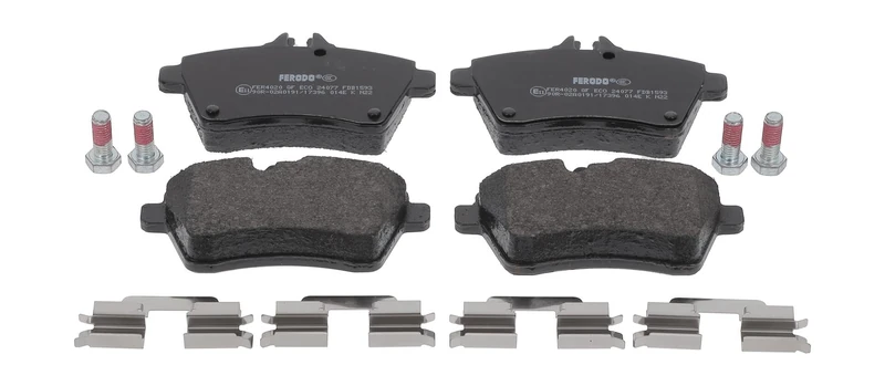Ferodo FDB1593 Brake Pad Set, disc brake - (set of 4)