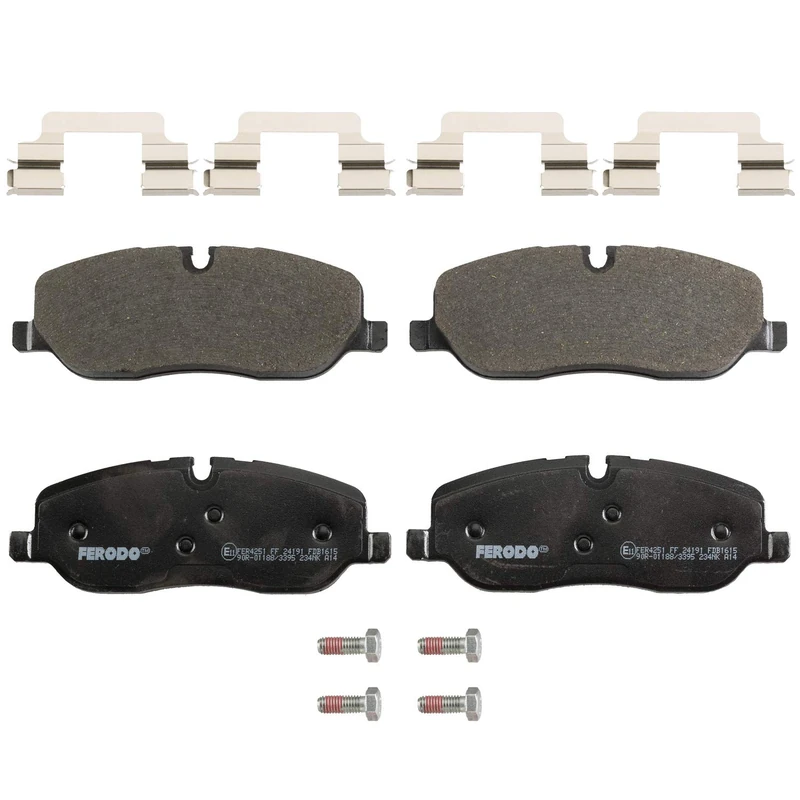 Ferodo FDB1615 Brake Pad Set, disc brake - (set of 4)