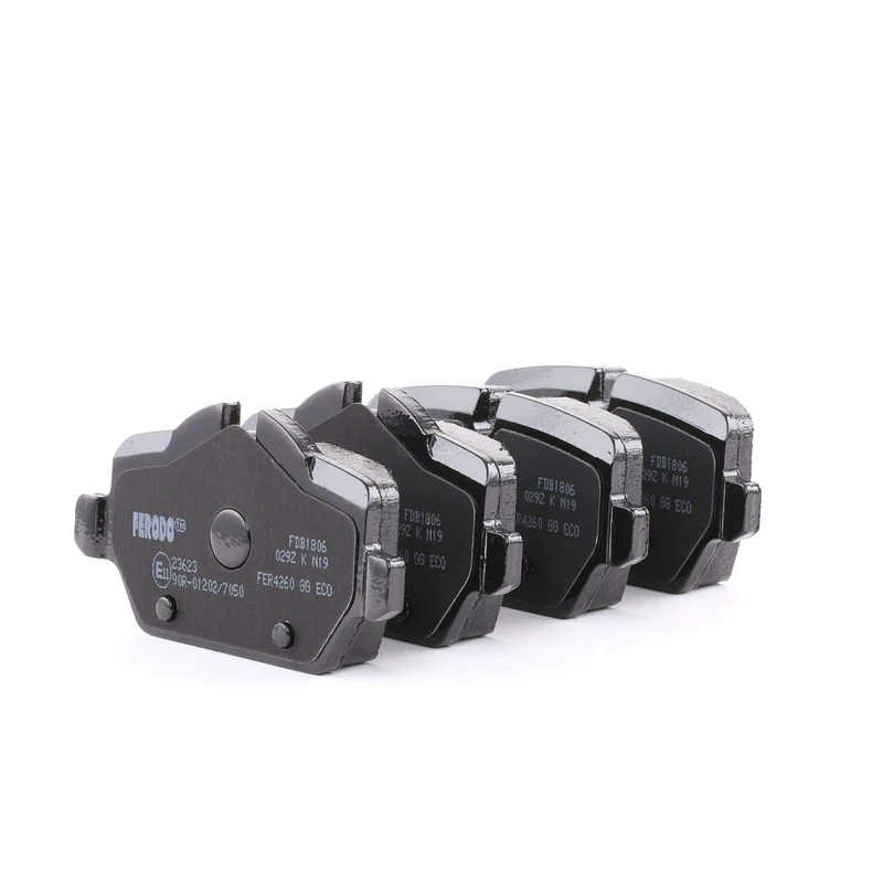 Ferodo FDB1806 Car Brake Pad Set, Disc Brake - (Set of 4)