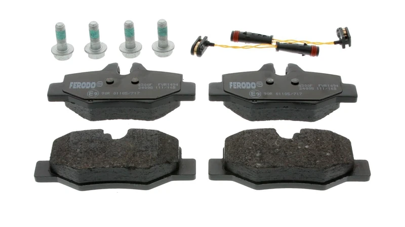 FERODO Brake Pads | FVR1494 | OE-Matching Quality | Eco-Friction Fuse+ Technology | Pack of 4