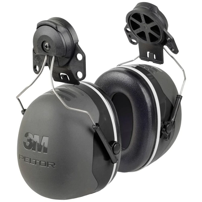3M Peltor X5P3 35 dB Helmet Mounted Earmuffs - Black