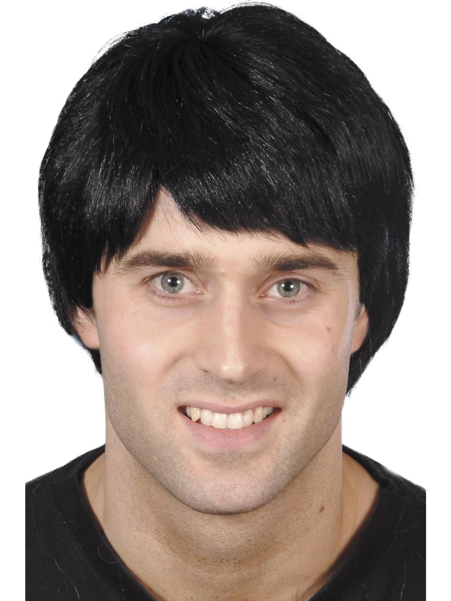 Smiffys Guy Wig - Black(Size: One size)