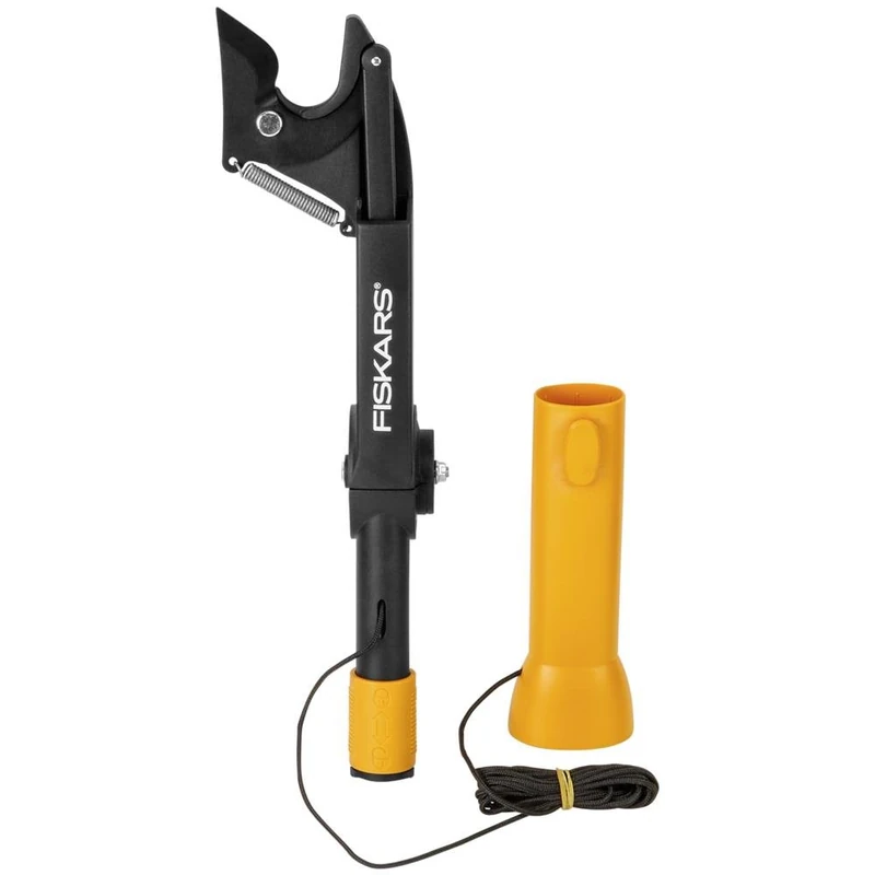 Fiskars QuikFit Anvil Tree Shears for Dry and Hard Wood up to Ø 3.2 cm, Tool Head, Steel/Plastic, Black/Orange, 1001410