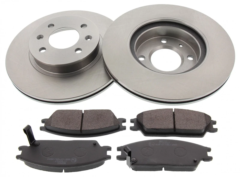 MAPCO Brake Set, disc brakes (47514) - Black/silver