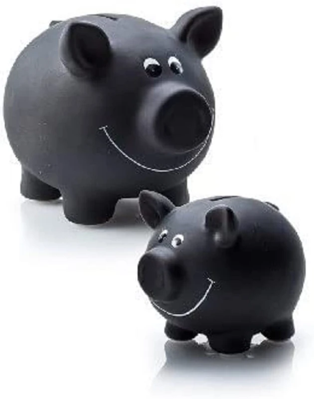 Pajoma 60279 Ceramic Small Piggy Bank with Chalk – 9.5 cm