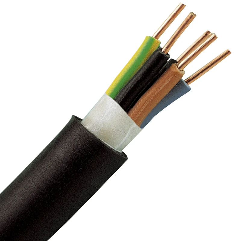 Kopp 157450040 Earth Cable NYY-J 5 x 1.5 mm², 50 m, Black