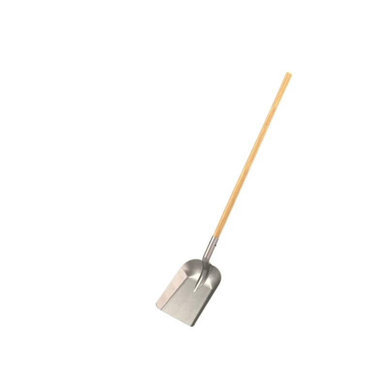 Bon 84-701 Scoop Shovel - Aluminum 11-inch X 14-inch - 48-inch Wood Handle
