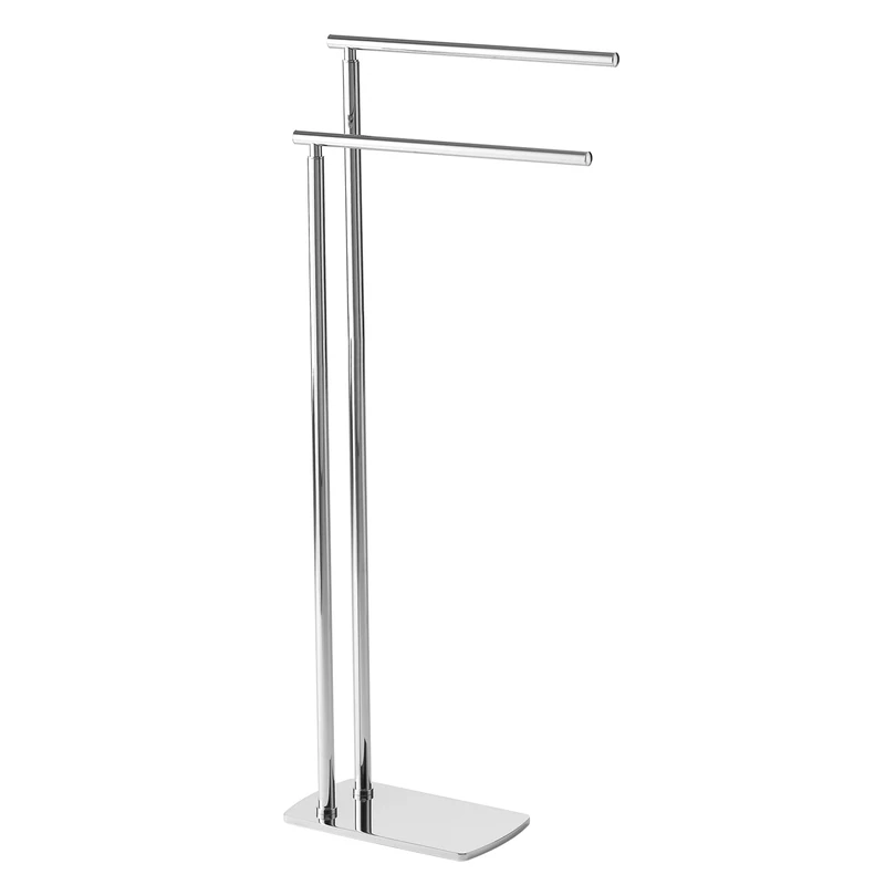 Gedy - 7331-13 - Florida Towel Stand 2 Fixed Arms - Finish - Chrome