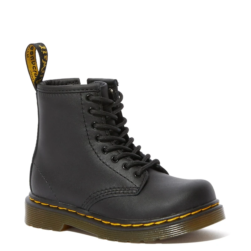 Dr. Martens 1460 T, Unisex Kids Ankle Boots, Black (Black Softy T), 9 Child UK (27 EU)
