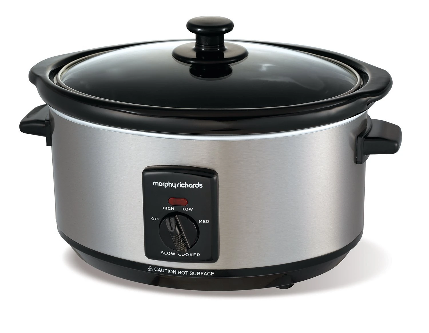 Morphy Richards Slow Cooker 3.5 Litre 48709 Brushed Steel Slowcooker