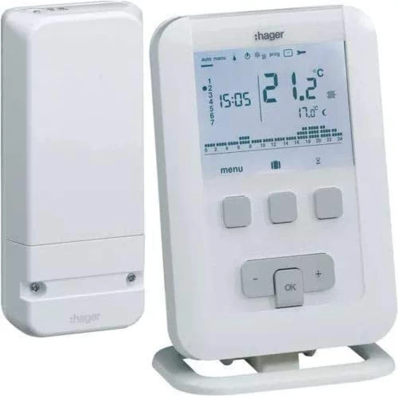 Hager EK560 Programmable Room Thermostat Radio - Image 1