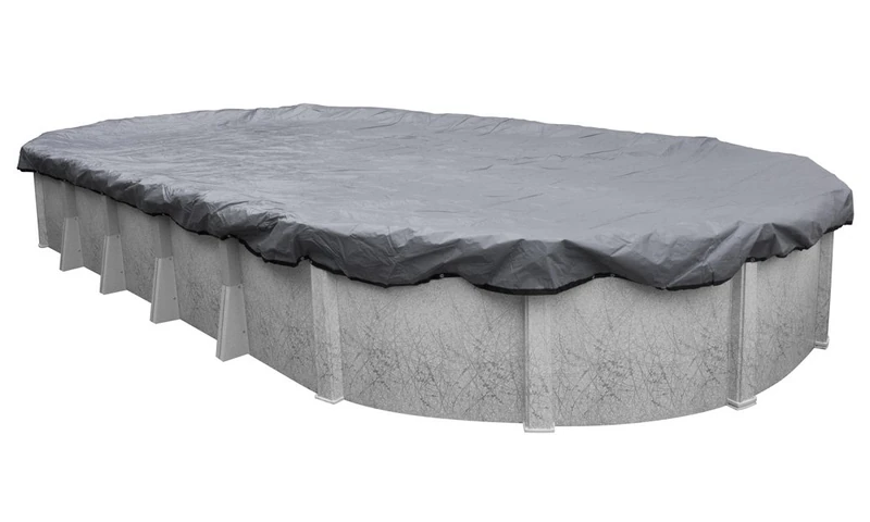 Robelle 301833-4 Ultra Winter Pool Cover for Oval Above Ground Swimming Pools, 18 x 33-ft. Oval Pool