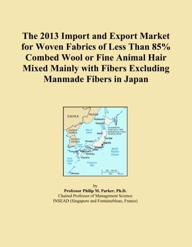The 2013 Import and Export Market for Woven Fabrics of Less Than 85% Combed Wool or Fine Animal Hair Mixed Mainly with Fibers Excluding Manmade Fibers in Japan
