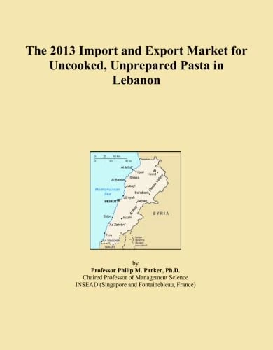 The 2013 Import and Export Market for Uncooked, Unprepared Pasta in Lebanon
