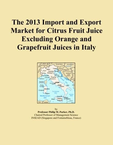 The 2013 Import and Export Market for Citrus Fruit Juice Excluding Orange and Grapefruit Juices in Italy