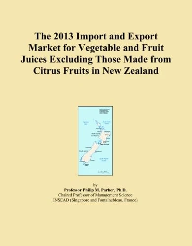 The 2013 Import and Export Market for Vegetable and Fruit Juices Excluding Those Made from Citrus Fruits in New Zealand