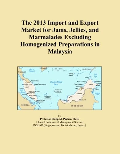The 2013 Import and Export Market for Jams, Jellies, and Marmalades Excluding Homogenized Preparations in Malaysia