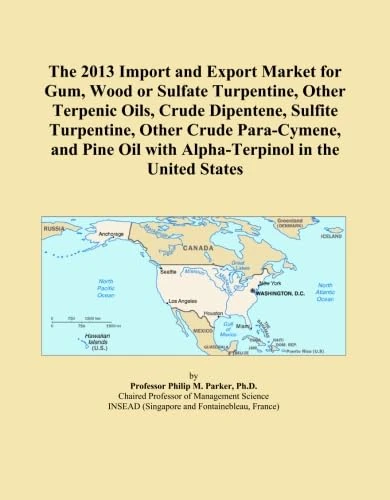 The 2013 Import and Export Market for Gum, Wood or Sulfate Turpentine, Other Terpenic Oils, Crude Dipentene, Sulfite Turpentine, Other Crude ... Oil with Alpha-Terpinol in the United States