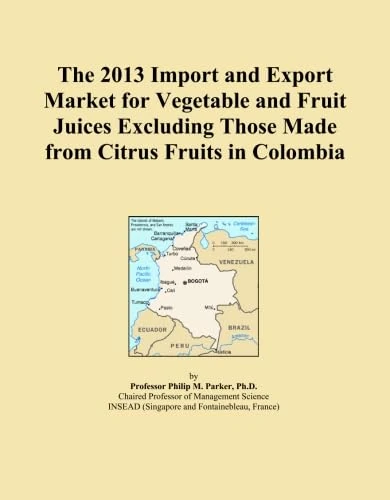 The 2013 Import and Export Market for Vegetable and Fruit Juices Excluding Those Made from Citrus Fruits in Colombia