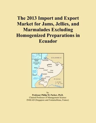 The 2013 Import and Export Market for Jams, Jellies, and Marmalades Excluding Homogenized Preparations in Ecuador
