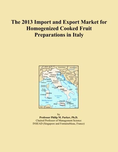 The 2013 Import and Export Market for Homogenized Cooked Fruit Preparations in Italy