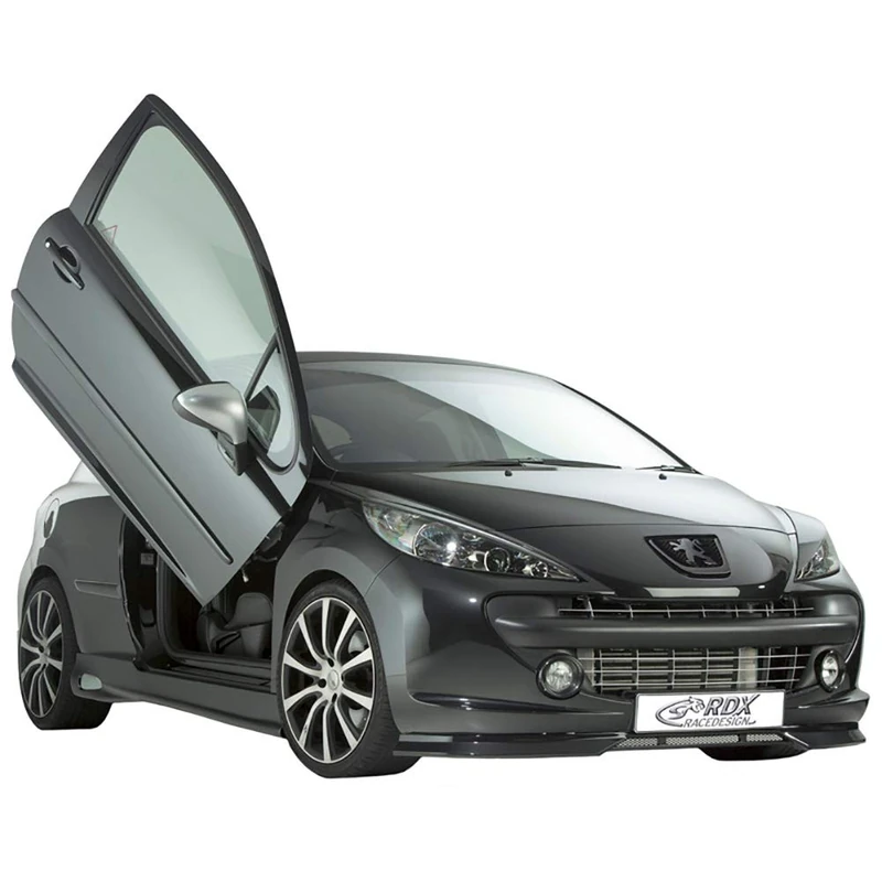 RDX Racedesign Front spoiler compatible with Peugeot 207 2006-2009 (PU)
