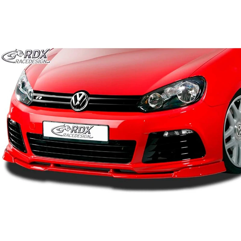 RDX Racedesign Front spoiler Vario-X compatible with Volkswagen Golf VI R 2008-2012 (PU)